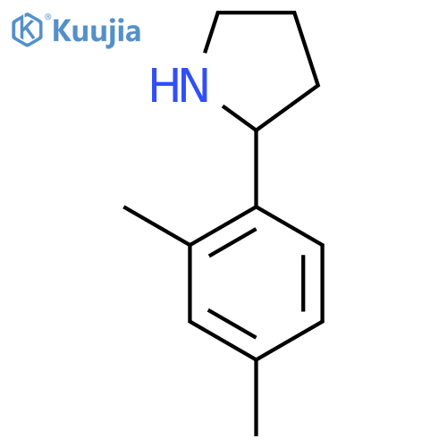 2-(2,4-dimethylphenyl)pyrrolidine structure