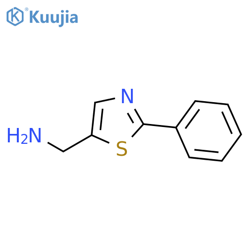 (2-phenyl-1,3-thiazol-5-yl)methanamine structure
