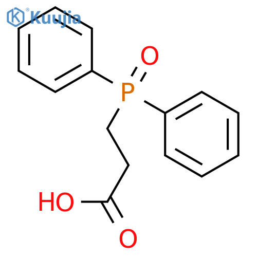 Propanoic acid,3-(diphenylphosphinyl)- structure