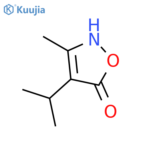 4-Isopropyl-3-methyl-5(2H)-isoxazolone structure