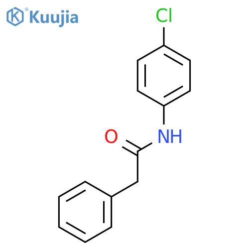 Benzeneacetamide, N-(4-chlorophenyl)- structure