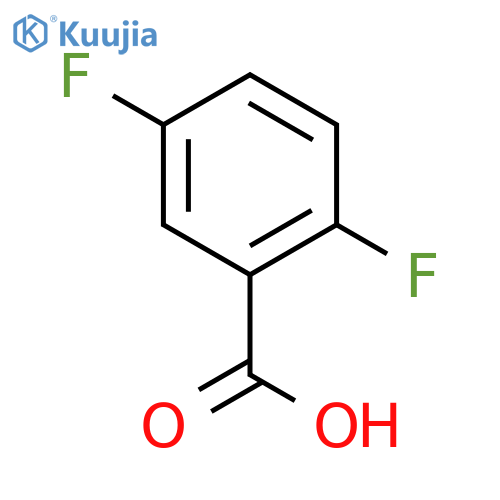 2,5-Difluorobenzoic acid structure