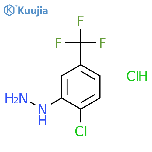 2-Chloro-5-(Trifluoromethyl)PhenylHydrazine Hydrochloride structure