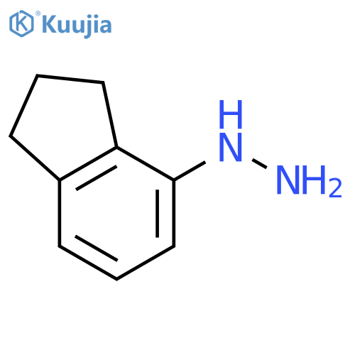 (2,3-dihydro-1H-inden-4-yl)hydrazine structure