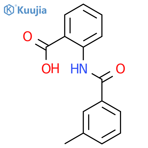 2-(3-Methyl-benzoylamino)-benzoic acid structure