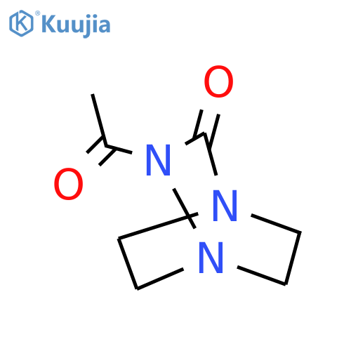 2-Acetyl-1,2,4-triazabicyclo[2.2.2]octan-3-one structure