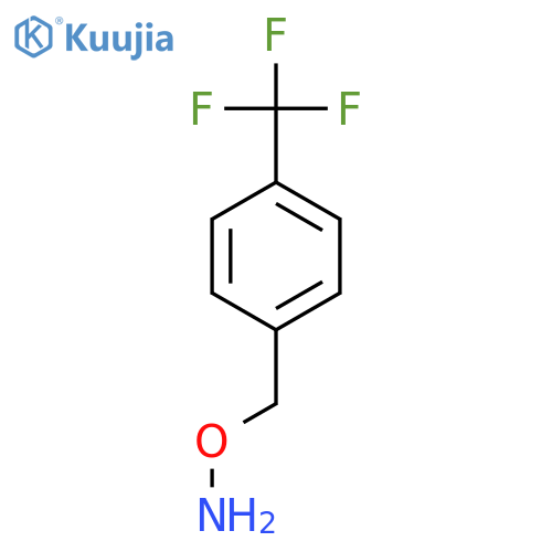 O-{4-(trifluoromethyl)phenylmethyl}hydroxylamine structure