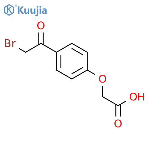4-(Bromoacetyl)phenoxyacetic acid structure
