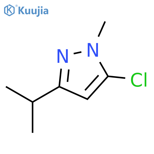 5-chloro-1-methyl-3-(propan-2-yl)-1H-pyrazole structure