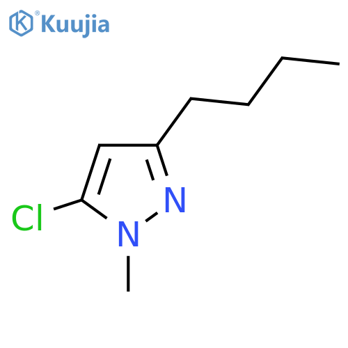 3-Butyl-5-chloro-1-methyl-pyrazole structure