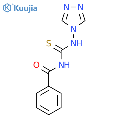 N-(4H-1,2,4-triazol-4-ylcarbamothioyl)benzamide structure
