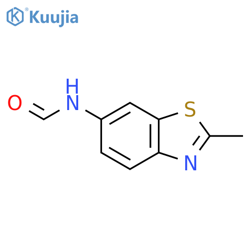 Formamide,N-(2-methyl-6-benzothiazolyl)- structure