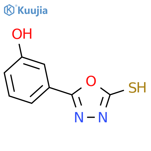 3-(5-Mercapto-1,3,4-oxadiazol-2-yl)phenol structure