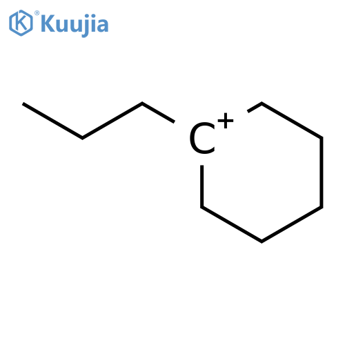 Cyclohexylium, 1-propyl- structure