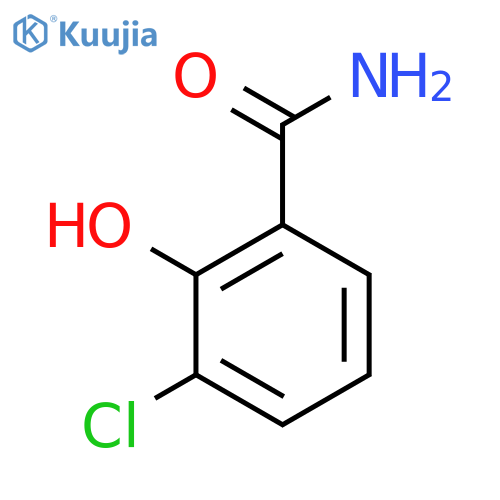 3-Chloro-2-hydroxybenzamide structure