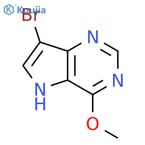 5H-Pyrrolo[3,2-d]pyrimidine,7-bromo-4-methoxy-5-[[2-(trimethylsilyl)ethoxy]methyl]- structure