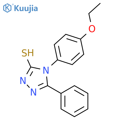 4-(4-Ethoxyphenyl)-5-phenyl-4H-1,2,4-triazole-3-thiol structure