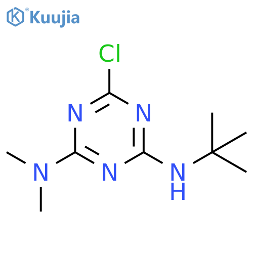 1,3,5-Triazine-2,4-diamine, 6-chloro-N4-(1,1-dimethylethyl)-N2,N2-dimethyl- structure