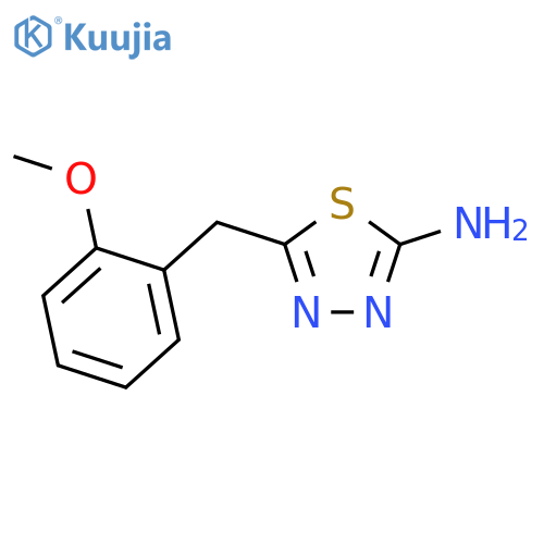 5-(2-Methoxybenzyl)-1,3,4-thiadiazol-2-amine structure