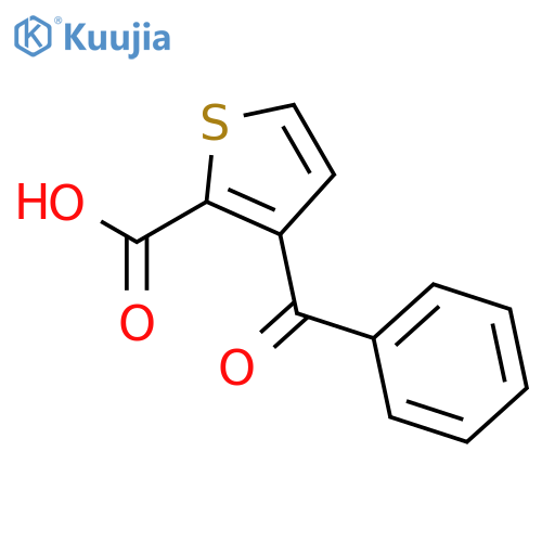 3-Benzoyl-2-thiophenecarboxylic acid structure