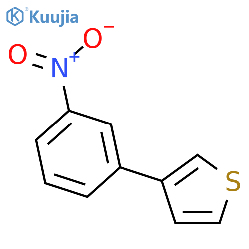 Thiophene, 3-(3-nitrophenyl)- structure