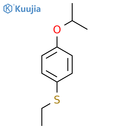 Ethyl(4-isopropoxyphenyl)sulfane structure