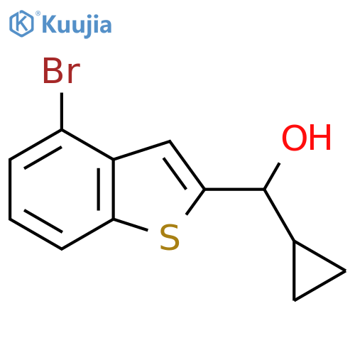 (4-BromobenZo[b]thiophen-2-yl)(cyclopropyl)methanol structure