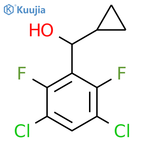 Cyclopropyl(3,5-dichloro-2,6-difluorophenyl)methanol structure