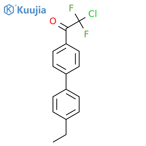 2-Chloro-1-(4'-ethyl-[1,1'-biphenyl]-4-yl)-2,2-difluoroethanone structure