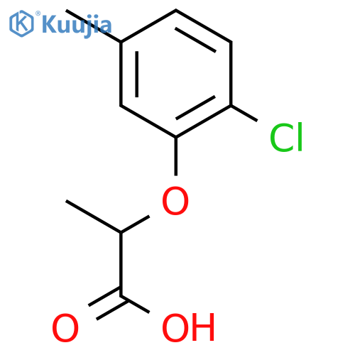 2-(2-Chloro-5-methylphenoxy)propanoic acid structure