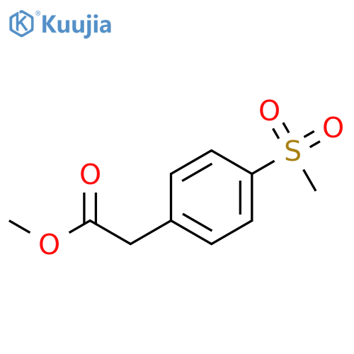 methyl 2-(4-methanesulfonylphenyl)acetate structure