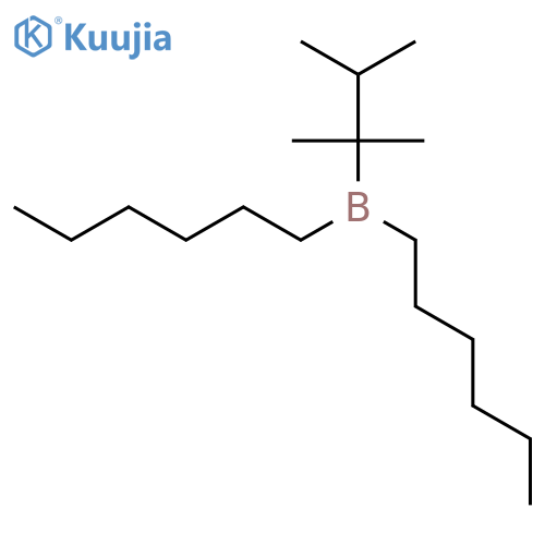 Borane, dihexyl(1,1,2-trimethylpropyl)- structure