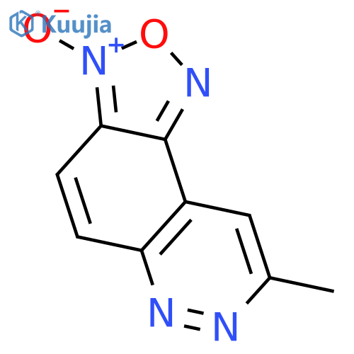 8-METHYL[1,2,5]OXADIAZOLO[4,3-F]CINNOLIN-3-IUM-3-OLATE structure