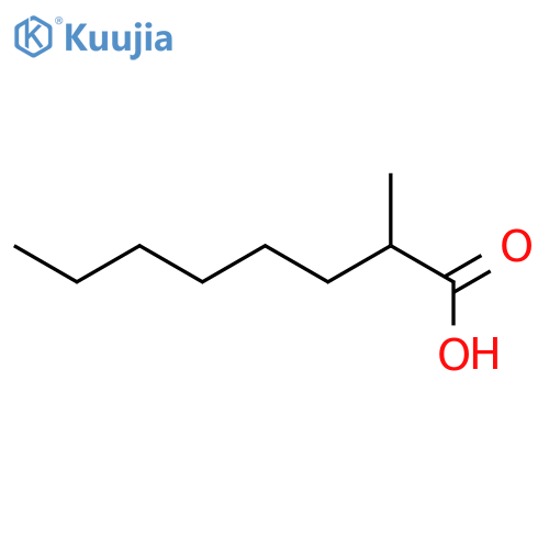 2-Methyloctanoic acid structure