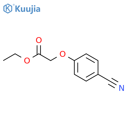 ethyl 2-(4-cyanophenoxy)acetate structure