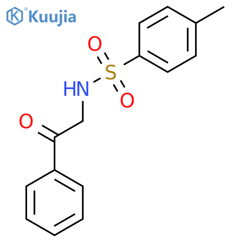 Benzenesulfonamide,4-methyl-N-(2-oxo-2-phenylethyl)- structure