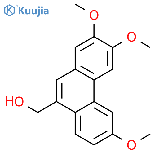 9-Phenanthrenemethanol, 2,3,6-trimethoxy- structure
