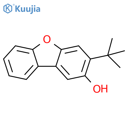 3-tert-Butyldibenzo[b,d]furan-2-ol structure