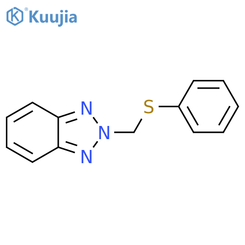 2-[(Phenylsulfanyl)methyl]-2H-1,2,3-benzotriazole structure