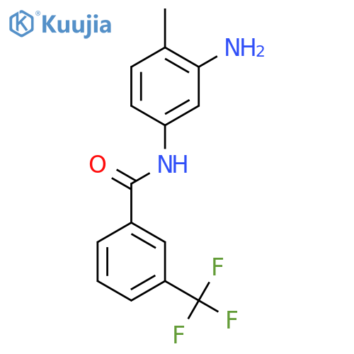N-(3-Amino-4-methylphenyl)-3-(trifluoromethyl)benzamide structure