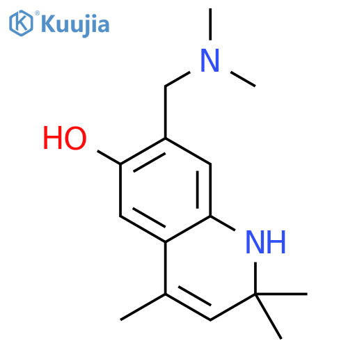 7-(Dimethylamino)methyl-2,2,4-trimethyl-1,2-dihydroquinolin-6-ol structure