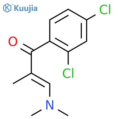 1-(2,4-Dichlorophenyl)-3-(dimethylamino)-2-methylprop-2-en-1-one structure