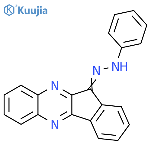 1-(11E)-11H-indeno1,2-bquinoxalin-11-ylidene-2-phenylhydrazine structure
