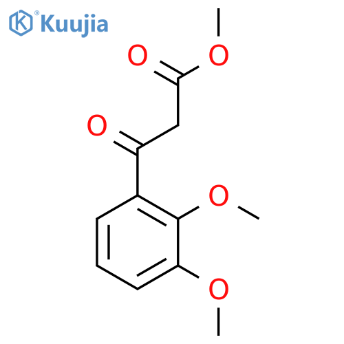 methyl 3-(2,3-dimethoxyphenyl)-3-oxopropanoate structure