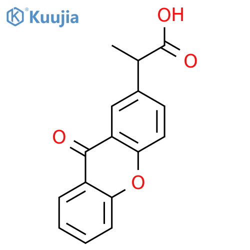 2-(9-OXOXANTHEN-2-YL)PROPIONIC Acid structure