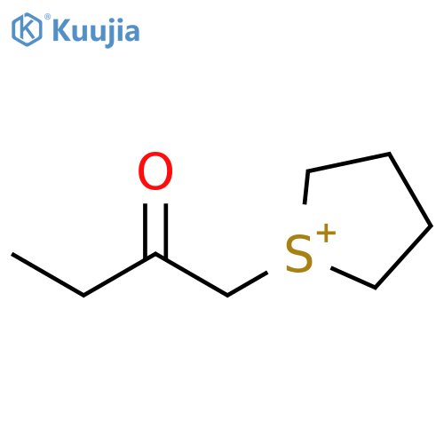 Thiophenium, tetrahydro-1-(2-oxobutyl)- structure