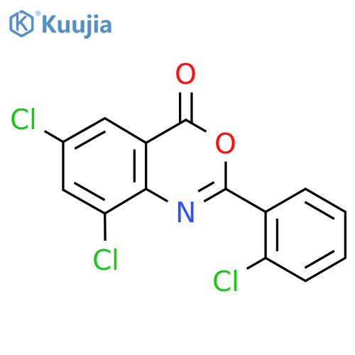 6,8-Dichloro-2-(2-chlorophenyl)-4H-3,1-benzoxazin-4-one structure