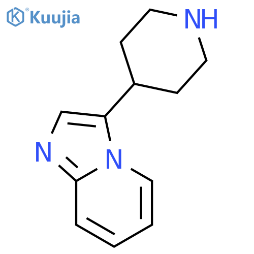 4-{imidazo1,2-apyridin-3-yl}piperidine structure