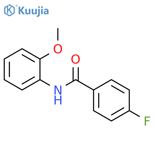 4-Fluoro-N-(2-methoxyphenyl)benzamide structure