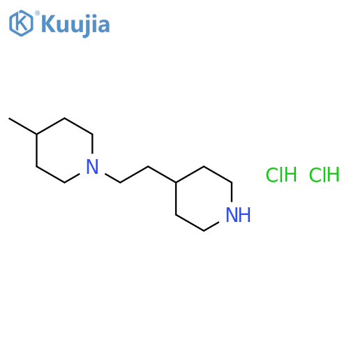 4-Methyl-1-2-(4-piperidinyl)ethylpiperidinedihydrochloride structure